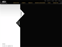 Tablet Screenshot of mke.co.kr